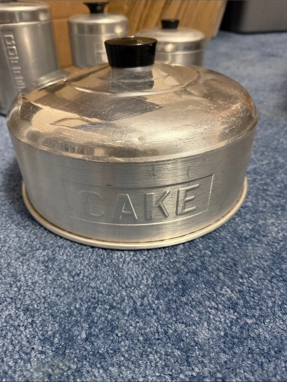 Vintage Spun Aluminum Cake Cover